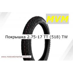 Покрышка 2.75 -17 TT (518)   "Mototech"   камерная